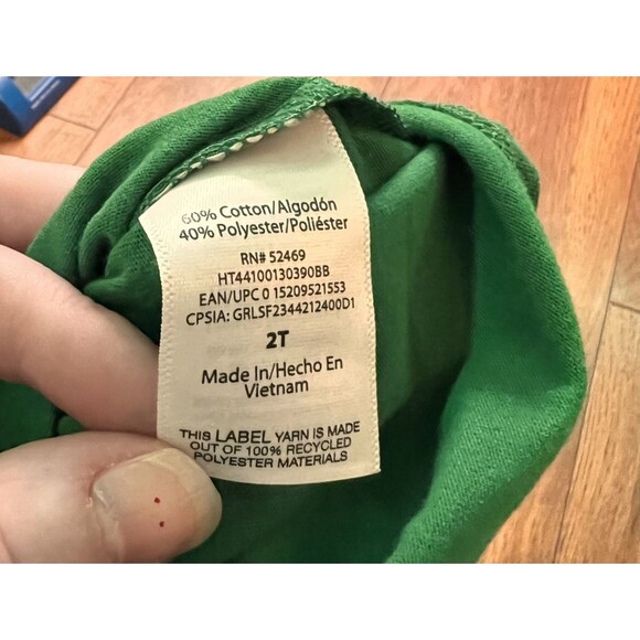 holiday christmas nut cracker t shirt green 2t toddler nwt holiday time long - Picture 2 of 4